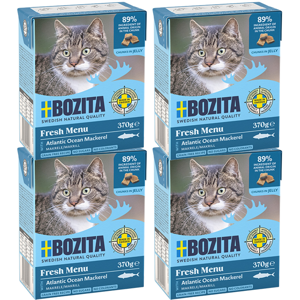 BOZITA Karma Mokra dla Kota Makrela w galarecie ZESTAW 9x370g